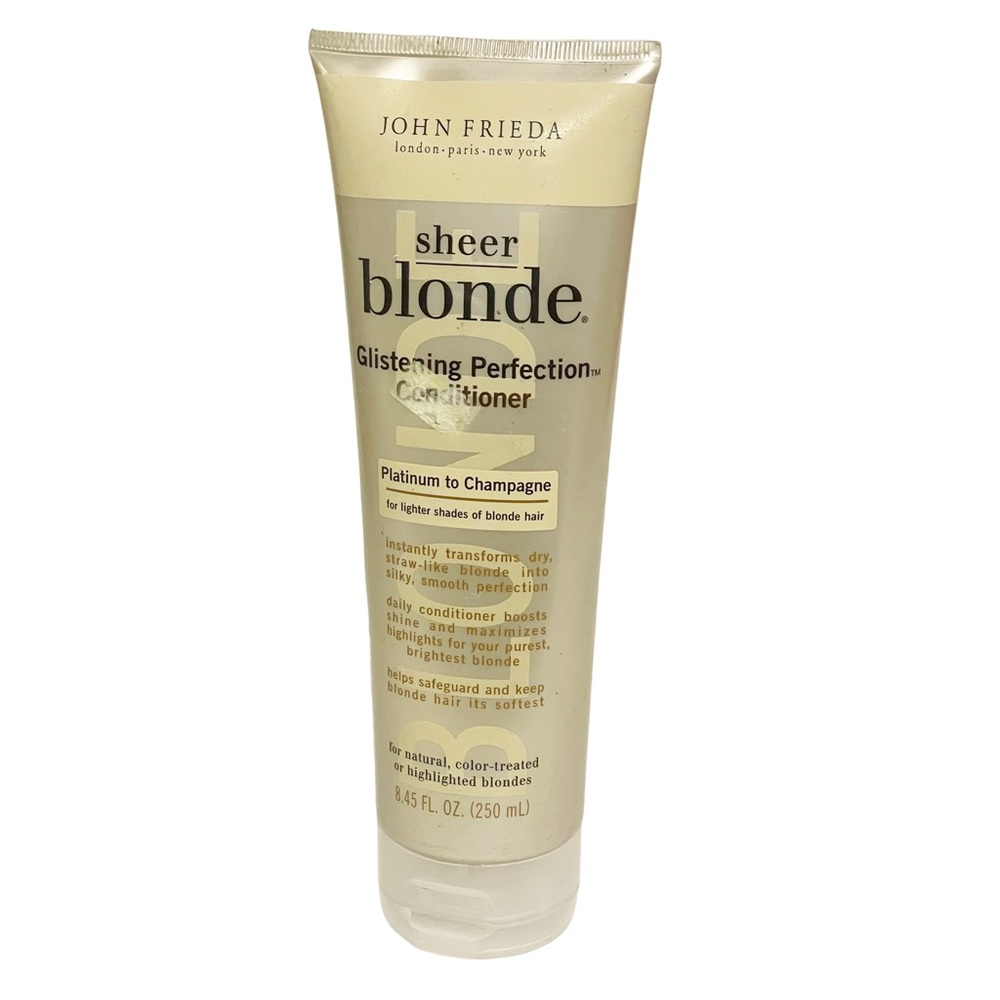 John Frieda Sheer Blonde Glistening Perfection Conditioner Platinum to Champagne